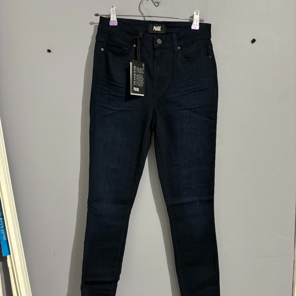 Paige dark blue Bombshell Ultra skinny jeans size 27